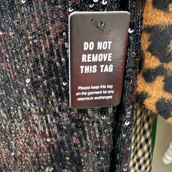 Express Sequin High Rise Trouser - Picture 5 of 6